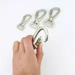 Nickel Locking Carabiner Clip