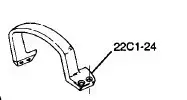 Carrying Handle for Eastman Straight Knife Cutting Machines, 22C1-24