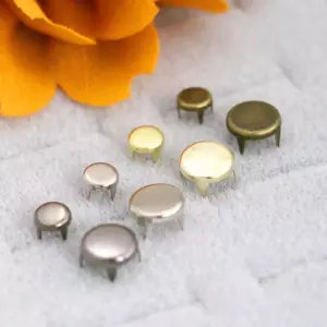 Prong Rivets Flat Round