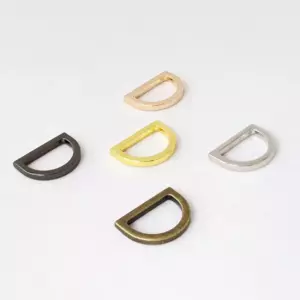 Metal Ring - Flat Cast D-Ring
