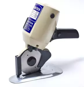 Electric Rotary Cutter (4) with Easy Guide for Fabric & More