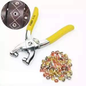 Professional Eyelet Grommet Setting Tool Kit