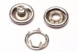 Metal Open Ring Prong Ring Snaps