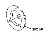 Dust Cap for Eastman Straight Knife Cutting Machines, 30C1-8