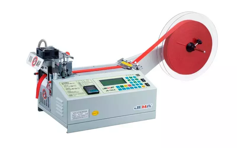 JM-120LR Auto-belt Loop Cutter (cold & hot) Cutting Machine