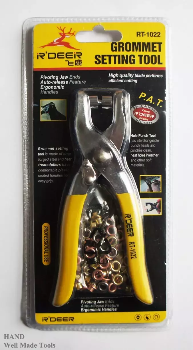 Professional Eyelet Grommet Setting Tool Kit